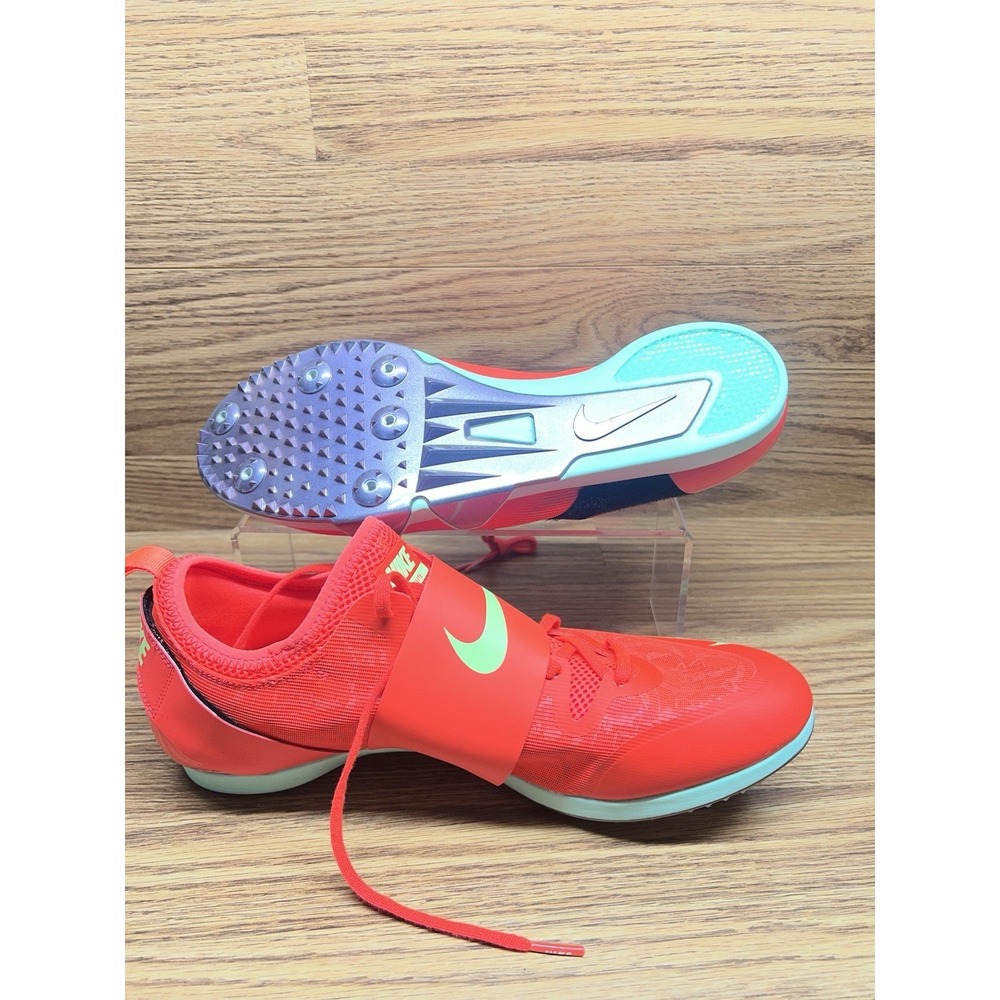 Nike Men 13 Pole Vault Elite Track & Field Jumping Spikes Crimson FZ9649-600 - Picture 7 of 10